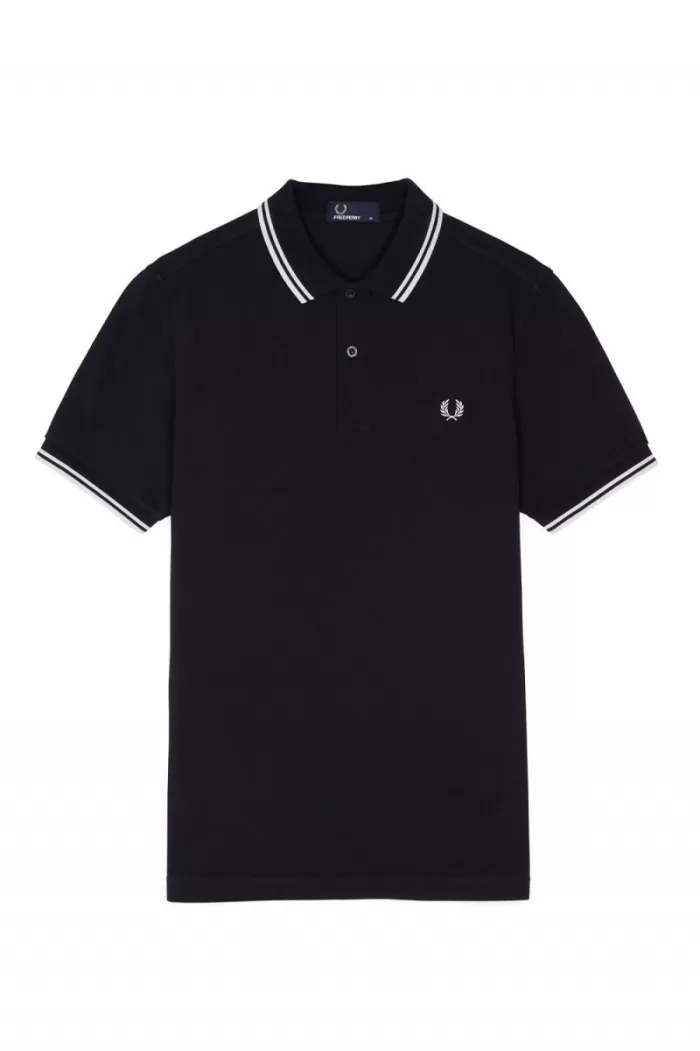 Fred Perry M3600 Men’s Shirt Navy White GPDZC0975