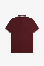 Fred Perry M3600 Men’s Shirt Oxblood Beige VOLPD9381