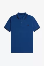 Fred Perry M3600 Men’s Shirt Shaded Cobalt Navy Navy ORVAQ2497