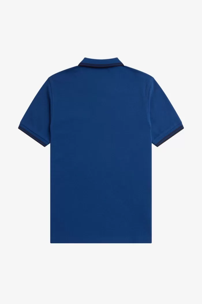 Fred Perry M3600 Men’s Shirt Shaded Cobalt Navy Navy ORVAQ2497