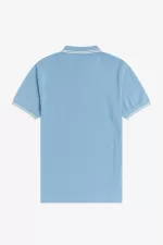 Fred Perry M3600 Men’s Shirt Sky Blue Snow White TDYCR7365