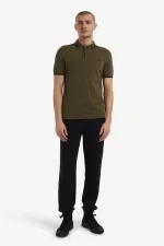 Fred Perry M3600 Men’s Shirt Uniform Green Black MJEKF9341