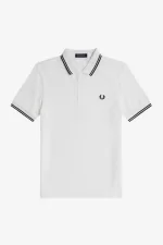 Fred Perry M3600 Men’s Shirt White Black TWZIS8915