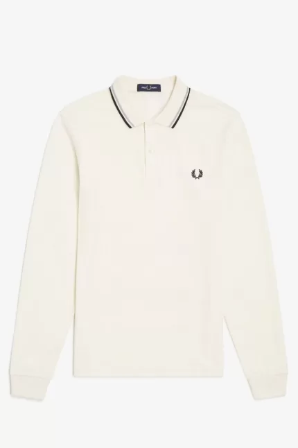 Fred Perry M3636 Men’s Shirt Beige Grey Black EVMJF5193