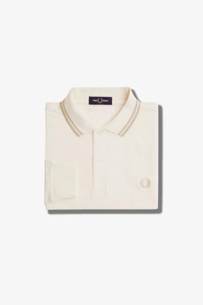 Fred Perry M3636 Men’s Shirt Beige Oatmeal Oatmeal UWNBQ6734