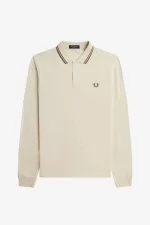 Fred Perry M3636 Men’s Shirt Oatmeal Brown Field Green LYENF5428