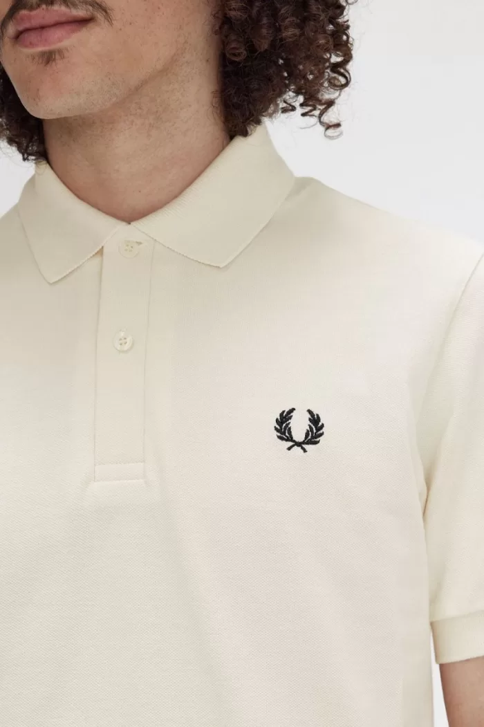 Fred Perry M3 Men’s Shirt Beige Black UCPRL8024