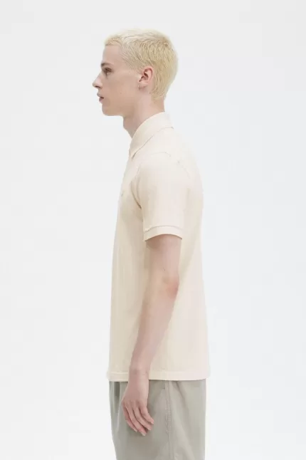 Fred Perry M3 Men’s Shirt Beige Oatmeal UHAKI4126