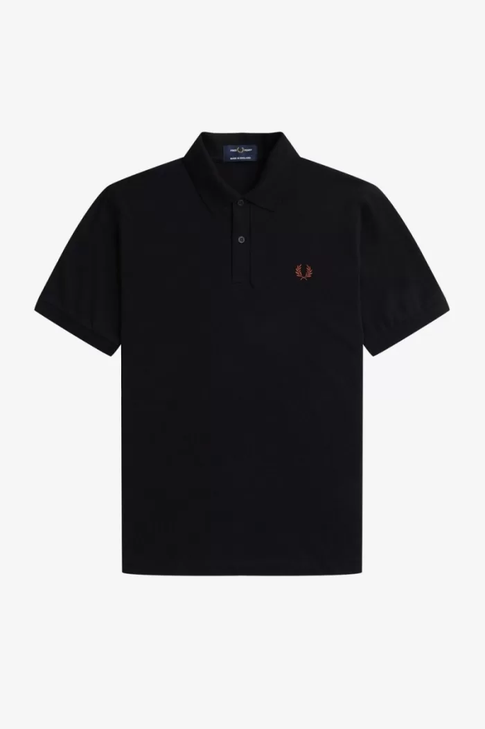 Fred Perry M3 Men’s Shirt Black Whisky Brown TOJDG3027