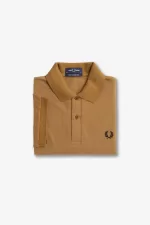 Fred Perry M3 Men’s Shirt Dark Coffee Navy YUIHW8163