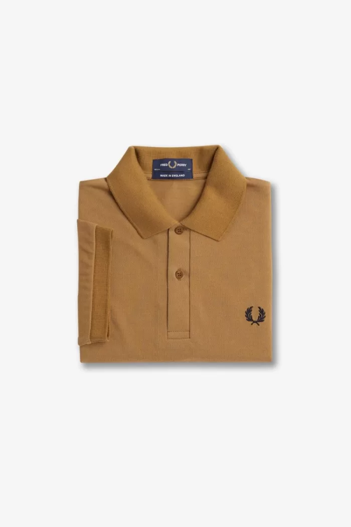 Fred Perry M3 Men’s Shirt Dark Coffee Navy YUIHW8163