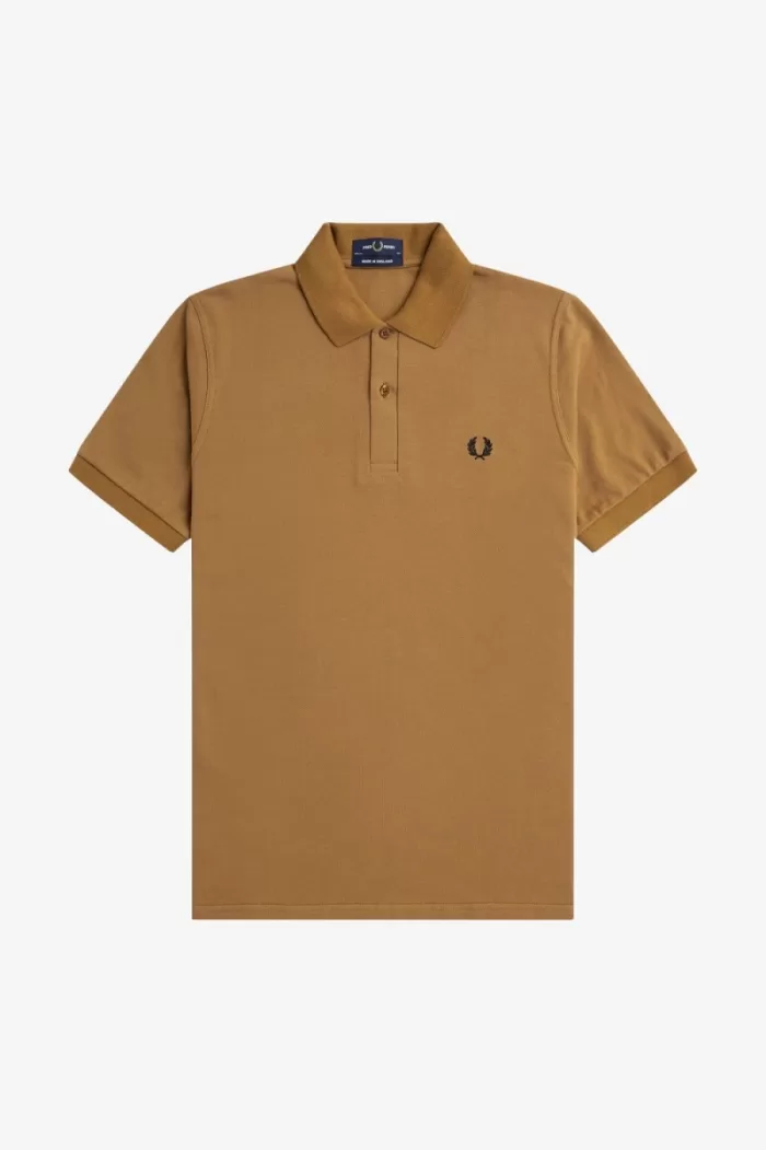 Fred Perry M3 Men’s Shirt Dark Coffee Navy YUIHW8163