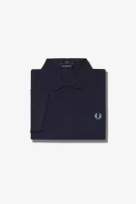 Fred Perry M3 Men’s Shirt Navy Aqua ZBVHQ2435