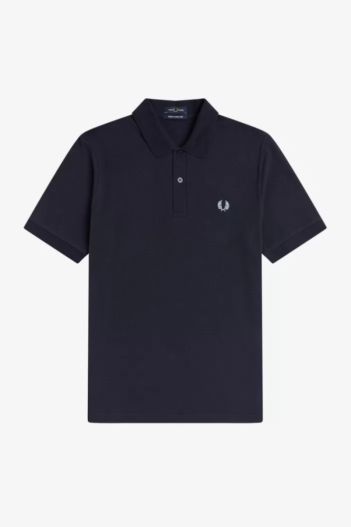 Fred Perry M3 Men’s Shirt Navy Aqua ZBVHQ2435