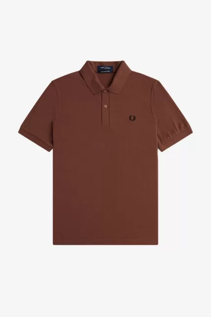 Fred Perry M3 Men’s Shirt Whisky Brown Black EUCAN1628