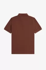 Fred Perry M3 Men’s Shirt Whisky Brown Black EUCAN1628