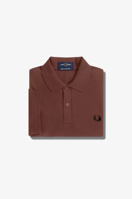 Fred Perry M3 Men’s Shirt Whisky Brown Black EUCAN1628