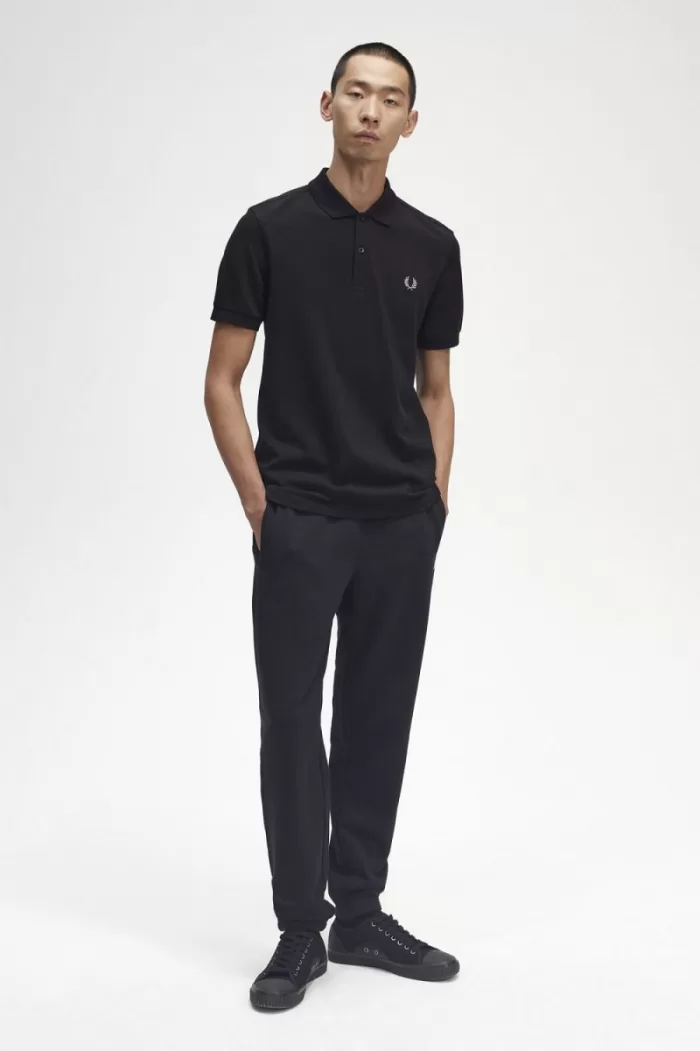 Fred Perry M6000 Men’s Shirt Black Chrome YODAG5928