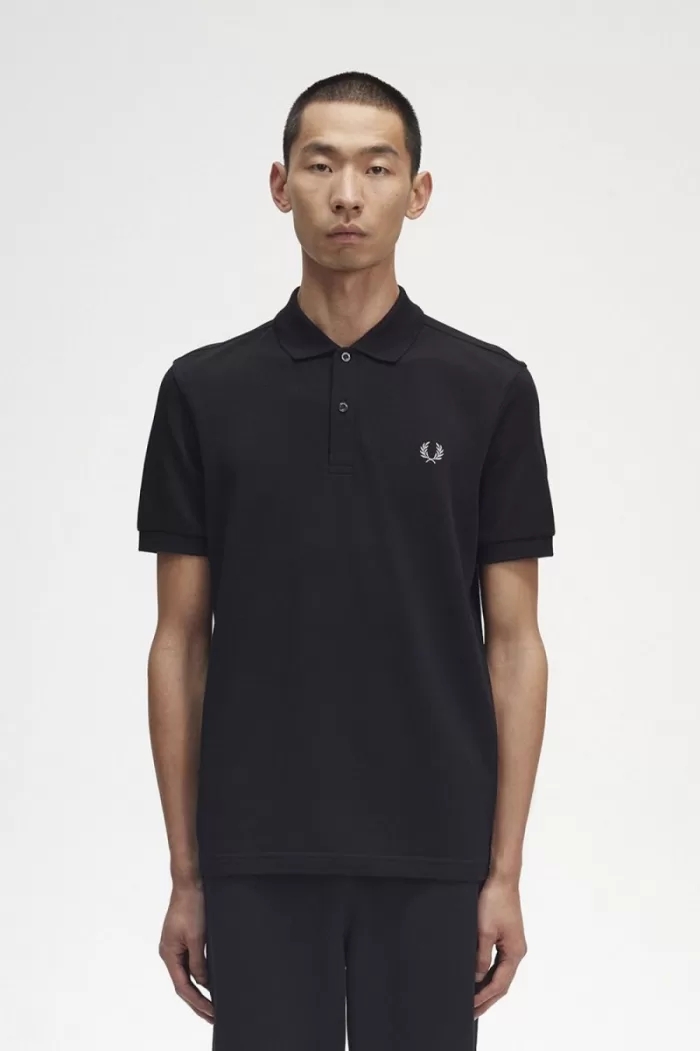 Fred Perry M6000 Men’s Shirt Black Chrome YODAG5928