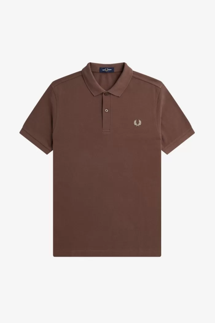 Fred Perry M6000 Men’s Shirt Dark Red Warm Grey QCBYK6037