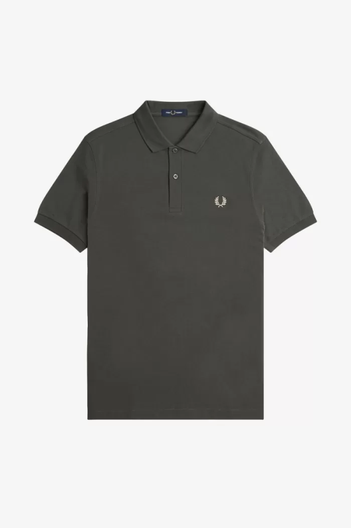 Fred Perry M6000 Men’s Shirt Field Green Oatmeal GTROQ0581