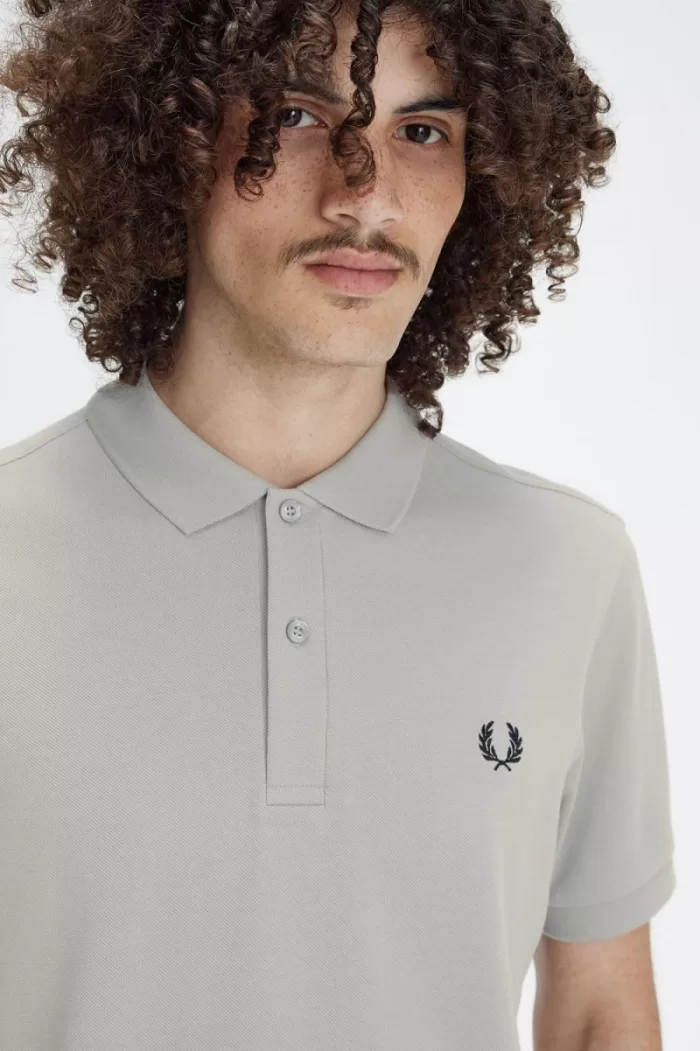 Fred Perry M6000 Men’s Shirt Grey Black MLYRB7503