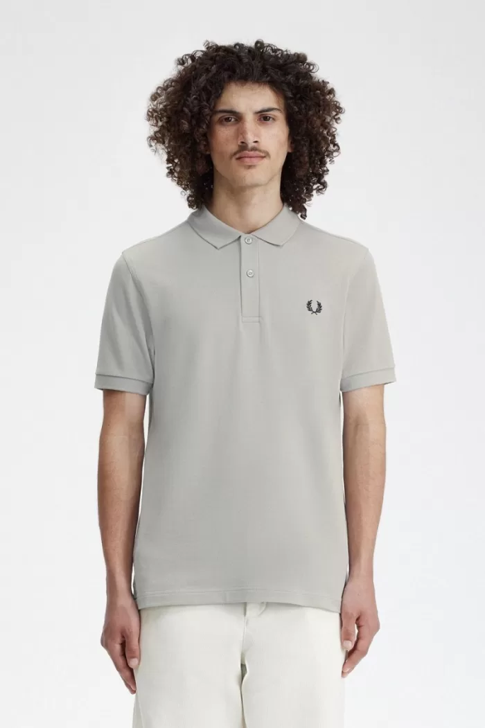 Fred Perry M6000 Men’s Shirt Grey Black MLYRB7503