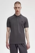 Fred Perry M6000 Men’s Shirt Gunmetal Black OVXCM2831