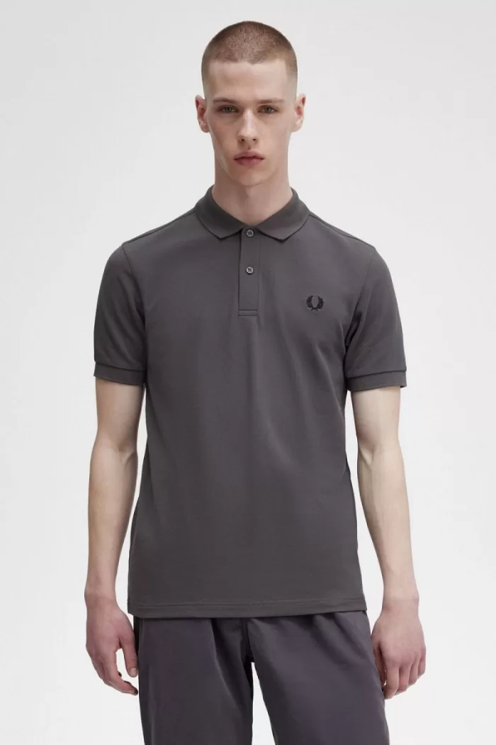 Fred Perry M6000 Men’s Shirt Gunmetal Black OVXCM2831