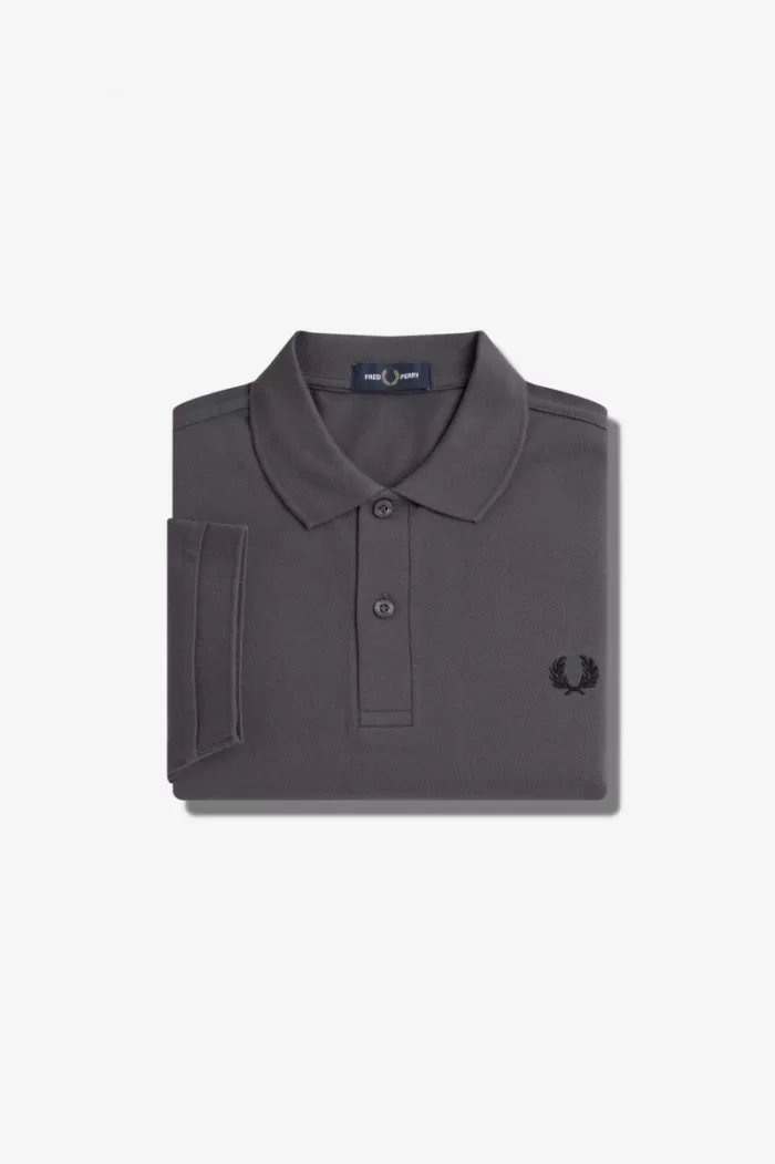 Fred Perry M6000 Men’s Shirt Gunmetal Black OVXCM2831