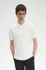 Fred Perry M6000 Men’s Shirt Snow White Green OHDGX3091