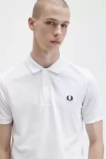 Fred Perry M6000 Men’s Shirt White Navy UICRY1572