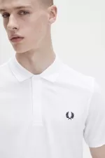 Fred Perry M6000 Men’s Shirt White Navy UICRY1572