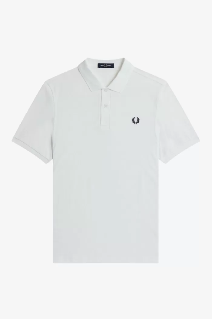 Fred Perry M6000 Men’s Shirt White Navy UICRY1572