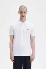 Fred Perry M6000 Men’s Shirt White Navy UICRY1572