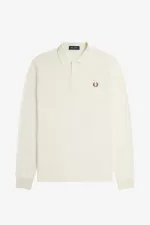 Fred Perry M6006 Men’s Shirt Beige Whisky Brown MWOIX6259