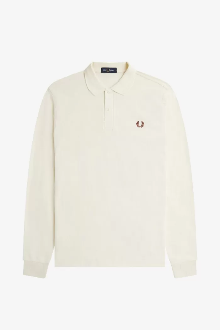 Fred Perry M6006 Men’s Shirt Beige Whisky Brown MWOIX6259