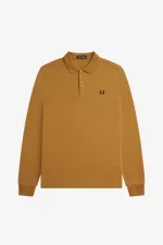 Fred Perry M6006 Men’s Shirt Dark Coffee Black YNWHI9436