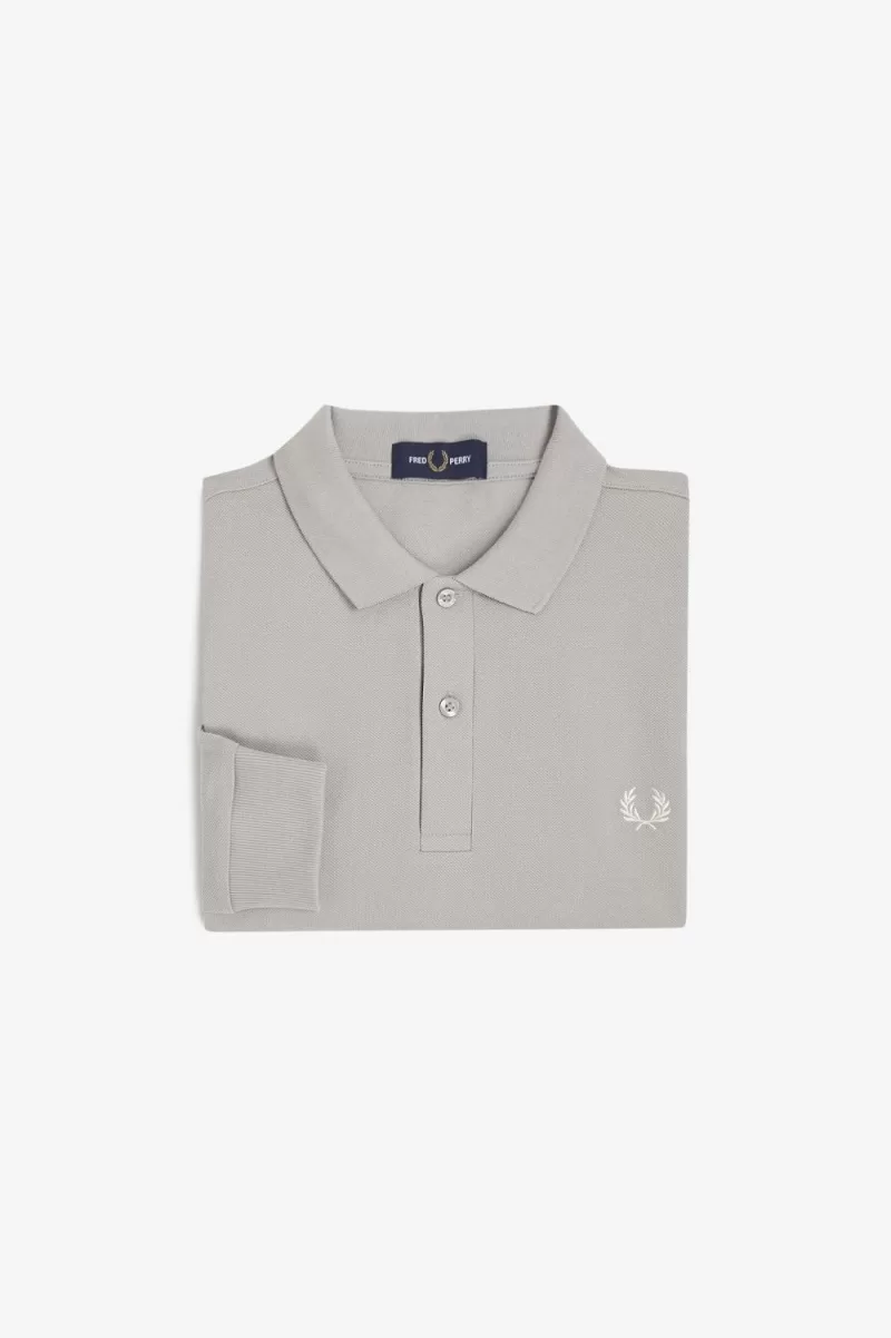 Fred Perry M6006 Mens Shirt Grey  GIBXU6 556 ZOOM - Fred Perry M6006 Men's Shirt Grey GIBXU6385