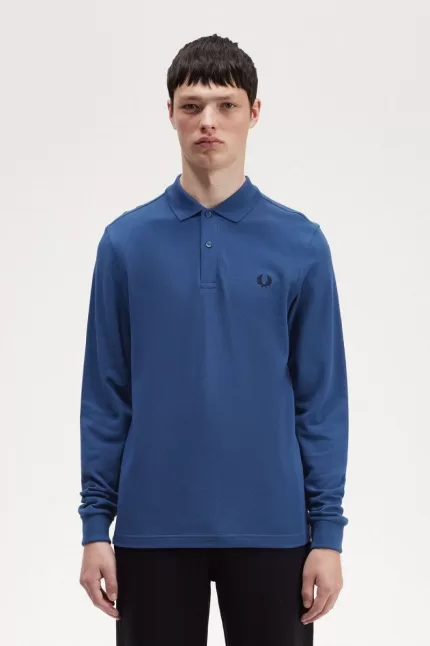 Fred Perry M6006 Men’s Shirt Midnight Blue CBRQN7049