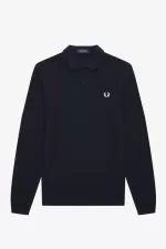 Fred Perry M6006 Men’s Shirt Navy White BHEMK4789