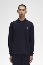 Fred Perry M6006 Men’s Shirt Navy White BHEMK4789