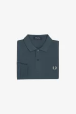 Fred Perry M6006 Men’s Shirt Petrol Blue IWOZC4809