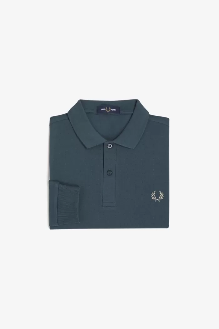 Fred Perry M6006 Men’s Shirt Petrol Blue IWOZC4809