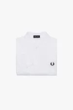 Fred Perry M6006 Men’s Shirt White Navy OUJDH0658