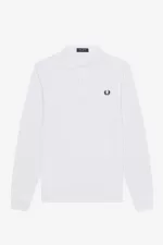 Fred Perry M6006 Men’s Shirt White Navy OUJDH0658