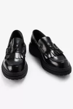 Fred Perry Men’s Loafers Black YUGZB8527