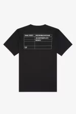 Fred Perry Munich Ringer Men’s T-Shirt Black TRCWX5430