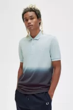 Fred Perry Ombre Men’s Shirt Light Aqua DOBHR6518