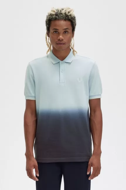 Fred Perry Ombre Men’s Shirt Light Aqua DOBHR6518